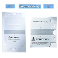 Film Hydrogel pour iPhone Duo pliable, HD transparent, anti-poussière, application rapide, antibactérien, résistant aux traces de doigts, protection d'écran