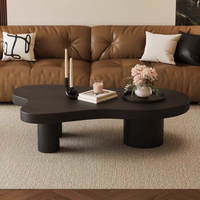Table basse en bois Clouds, salon, style minimaliste, table à thé spéciale Sabi Wabi, petit appartement, table basse pour hôtel, villa