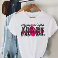 Sensibilisation au cancer du sein par la chaleur personnalisée en gros Transferts DTF pour T-shirts