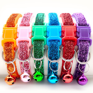 Precio al por mayor de fábrica, collares ostentosos para mascotas, collares de campana para gatos y cachorros, collares para perros - Product Image 2
