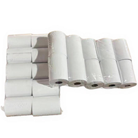 Rouleau de papier thermique XIAOHAITUN 57x35mm monocouche blanc 100% pâte de bois avec impression UV pour reçus de caisse enregistreuse POS