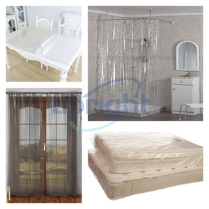 Upright China proveedor bajo precio tinte azul transparente Super claro <span class=keywords><strong>PVC</strong></span> para cortina y embalaje - Product Image 6