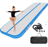 Tapis de gymnastique gonflable pas cher Airtrack pour sols de gymnastique, yoga, tumbling et sport (Flap Back)