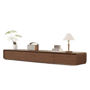 Meuble TV moderne en bois avec rangement, meuble de salon sur pied, design simple, idéal pour petit appartement - Product Image 5