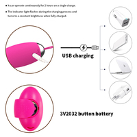 Meistverkaufter Ferngesteuerter Vibrator Weiblicher Massagestab USB Aufladbar 10 Geschwindigkeiten Tragbar Wasserdicht Geräuscharm Sexspielzeug