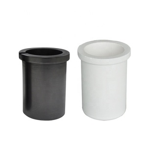 بوتقة من الجرافيت النقي العالي لإذابة الفضة المقاومة للحرارة أسطوانية مخصصة - Product Image 1