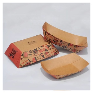 Barquettes en papier personnalisées <span class=keywords><strong>de</strong></span> 10 oz pour hot-dogs, nuggets <span class=keywords><strong>de</strong></span> poulet, frites et gaufres à emporter – Idéales pour la restauration rapide en gros pour restaurants - Product Image 4