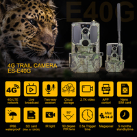 Caméra de surveillance 4G LTE sans carte SIM, transmission de photos cellulaire, vision nocturne, chasse, observation
