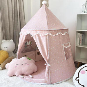 Carpa <span class=keywords><strong>Infantil</strong></span> Grande y Espaciosa, Portátil, para Jugar en Interiores, Unisex, de Poliéster Suave, 110 cm, para Edades de 2 a 13 Años - Product Image 2