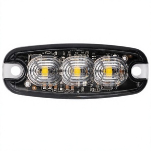 ไฟฉุกเฉินแบบ LED 3 ดวง รุ่นใหม่ กันน้ำ IP67 บางเฉียบ 12V DC ไฟเตือนสำหรับรถบรรทุก รถอเนกประสงค์ และรถก่อสร้าง - Product Image 2