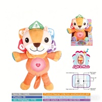 Projecteur d'étoiles Boîte à musique Peluche avec lumière et son, Coussin apaisant, Animal en peluche réconfortant pour le sommeil et le confort des enfants