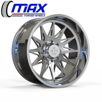 Jantes forgées 22x10 22x12 24x12 22 pouces 6x135 6x5.5 pour Ford F150 pour Dodge Ram 1500 Super Single Style 6 trous Jantes de camion personnalisées