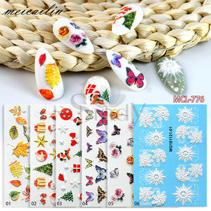 Adesivo <span class=keywords><strong>per</strong></span> il trasferimento dell'<span class=keywords><strong>acqua</strong></span> <span class=keywords><strong>per</strong></span> Nail Art in rilievo 6D <span class=keywords><strong>per</strong></span> la decorazione delle <span class=keywords><strong>unghie</strong></span> - Product Image 1