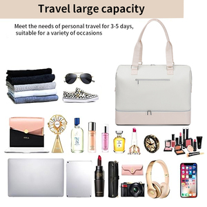 Bolsa de Viaje Personalizada de Lona con Compartimento para Zapatos, Bolsa Deportiva para Ropa, Bolsa de Golf, Bolsa Boston - Product Image 5