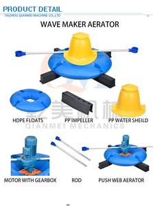 <span class=keywords><strong>A</strong></span>érateur Wave Maker Fish Pond Oxygen Produire 220v Flottant Splash Surge <span class=keywords><strong>A</strong></span>ération Double Vitesse <span class=keywords><strong>A</strong></span>érateur pour la pisciculture - Product Image 4