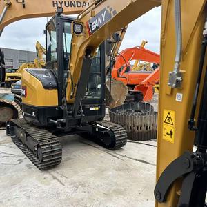รถขุดตีนตะขาบ Sany SY35U มือสอง ขนาด 3.5 ตัน พร้อมเครื่องยนต์ Yanmar ปั๊มไฮดรอลิก HYDAC และแบบไม่มีส่วนท้ายที่ยื่นออกมา - Product Image 2