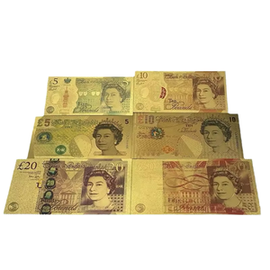 Billete <span class=keywords><strong>de</strong></span> Banco <span class=keywords><strong>de</strong></span> Inglaterra 2026, 2 Libras, Chapado en Oro <span class=keywords><strong>de</strong></span> 24K, Grabado en Relieve, Hecho a Mano, Plástico Ecológico, <span class=keywords><strong>Billetes</strong></span> Conmemorativos para <span class=keywords><strong>Coleccionistas</strong></span> - Product Image 1