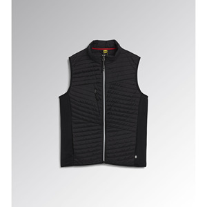 Diadora Light Padded <b>Vest</b> Athena Xxl <b>Black</b> Anti Cold Protection Regular Fit Safety Clothing - Product Image 1