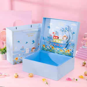 文具礼盒情人节翻盖式立体礼盒婚庆伴侣礼品彩盒 - Product Image 2