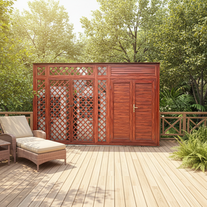 Outil moderne en aluminium thermolaqué, résistant aux intempéries, au soleil, écologique, durable, multifonctionnel, robuste et facile à assembler - Product Image 1