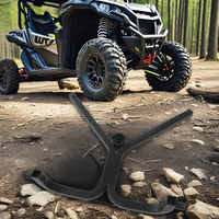 Pièces et accessoires de VTT UTV en métal robuste personnalisés en usine Support de support de pneu de secours en acier enduit de poudre Support de stockage