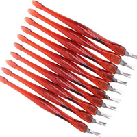 Kit de coupe-cuticules pour ongles, 12 pièces, nouveau, très populaire, pour manucure, élimination des cuticules, pédicure, fourchette pour peaux mortes, pour salon et usage familial
