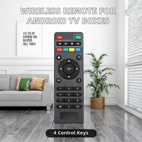 Control Remoto Inalámbrico de Repuesto para MXQPRO/V88//Z28/T95X/T95Z Plus/TX3 X96 Mini Android TV Box, Alcance de 10m