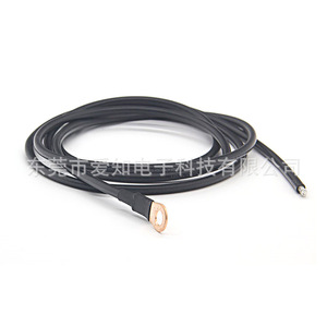 Custom Single Core Copper 200 Heat Resistant Silicone Wire 40A Car <b>Battery</b> O <b>Ring</b> Terminal Cable Harness Red Black - Product Image 3