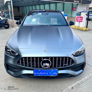 1.52*17 M Métallique Mat Gris Bleu Auto Peinture Véhicule PVC Couleur Voiture Vinyle Wrap - Product Image 4