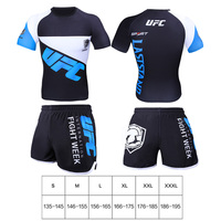 2025 Ensemble de Combat UFC MMA Shorts Kickboxing Boxe Entraînement Personnalisé Muay Thai Sanda Boxeo Trois Pièces