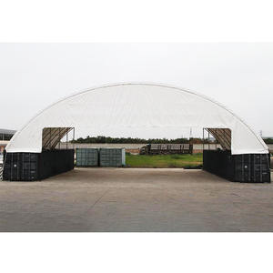 Abri/Tente Conteneur PVC à Prix de Gros pour Stockage d'Équipement, Stationnement, Stockage de Charbon, Entrepôt de Machines, Auvent Pare-Soleil - Product Image 5