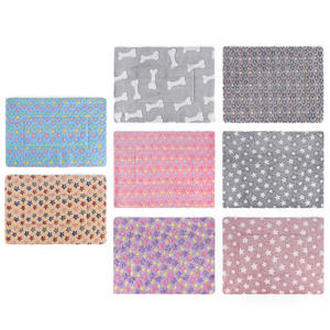 Estera de cama de gato de felpa ultrasuave con bonitos estampados, jaula de lana para perros, almohadilla para perrera, lavable, gruesa para gatito y cachorro - Product Image 4