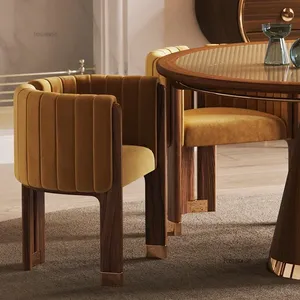 <span class=keywords><strong>Sedie</strong></span> da Pranzo di Design <span class=keywords><strong>in</strong></span> Legno Massello e <span class=keywords><strong>Tessuto</strong></span>, Sedia da <span class=keywords><strong>Cucina</strong></span> con Schienale <span class=keywords><strong>in</strong></span> Stile Europeo, Arredamento di Lusso per Sala da Pranzo, Sedia per Trucco e Relax - Product Image 1