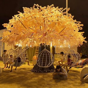 <span class=keywords><strong>Altalena</strong></span> Commerciale da Esterno <span class=keywords><strong>a</strong></span> Forma di Albero di Ciliegio, Simulazione Rosa, per Parchi Divertimento - Product Image 6