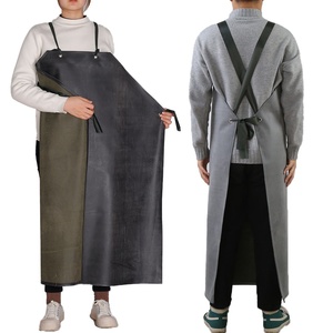 <span class=keywords><strong>Tablier</strong></span> industriel <span class=keywords><strong>sans</strong></span> manches en toile de caoutchouc épaissie, imperméable, résistant à l'huile, aux acides et aux alcalis, pour produits de nettoyage - Product Image 5