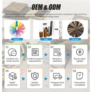 Revêtement de toiture en PVC commercial, aspect pierre, films décoratifs en PVC <span class=keywords><strong>pour</strong></span> les améliorations modernes des surfaces murales et d'armoires intérieures - Product Image 4