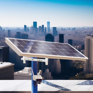 Panneau solaire 12V pour alimentation extérieure de caméra de surveillance avec batterie intégrée, installation facile, aucun câblage requis - Product Image 4