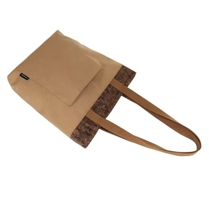 Bolso de Mano Ecológico y Orgánico 2026, Bolso de Compras de Fibra de Carbono Color Café, Logotipo Personalizado, Bolso de Lujo de Alta Calidad para Mujer - Product Image 5