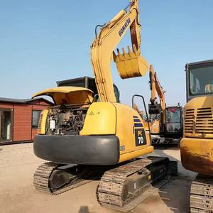 รถขุดตีนตะขาบไฮดรอลิก KOMATSU PC70 7 ตัน รุ่น PC78 รถขุดมือสอง ดีไซน์ดั้งเดิมของ KOMATSU รถขุดขนาดเล็กสำหรับขาย - Product Image 2