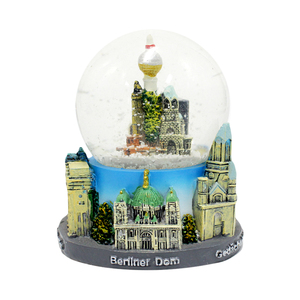 Souvenir Germania Berlino Globo di Neve in Resina con Bandiera e Edifici di Berlino <span class=keywords><strong>per</strong></span> <span class=keywords><strong>Adulti</strong></span> e Bambini Decorazione Casa Regalo Ricordo - Product Image 3