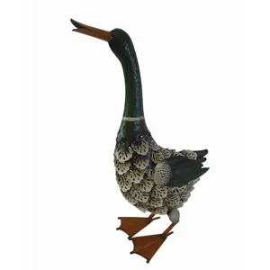 Canard décoratif de jardin de figurine de canard en métal extérieur Antique pour la décoration extérieure