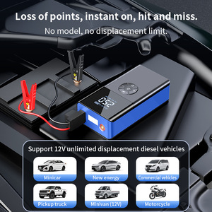 Oraimo 다기능 차량용 비상 PSI 12V 배터리 부스터 캐패시터 자동 타이어 펌프 파워뱅크 에어 컴프레서 겸용 점프 스타터 - Product Image 3