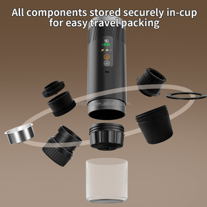 Nouvelle machine à expresso portable 4 en 1, 20 bars, auto-chauffante, mini machine à café compatible avec le café moulu, les capsules <span class=keywords><strong>Nespresso</strong></span> K-cup - Product Image 6