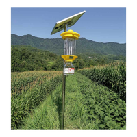 Equipo de Control de Plagas Agrícolas, Trampa de Luz para Insectos, Lámpara Insecticida Solar