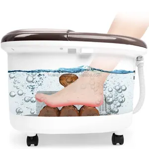 Home Use Foot Spa Massage Basin Foot Bath Spa Massager Wtih Bubble And LCD Display Temperature