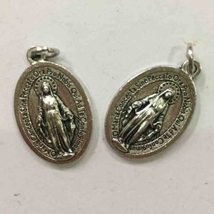 <span class=keywords><strong>Concepta</strong></span> Sine Peccato Ora 16x25mm Wundertätige Medaille Gebetsmedaille Religiöse Medaille oder Schmuckanhänger mit Biegering - Product Image 4