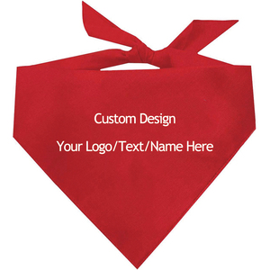 بيع بالجملة ترويج شخصي أي حجم الربيع عيد ميلاد صبي فتاة منديل كبير شعار مخصص سادة باندنا - Product Image 3