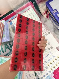 Mahjong américain en plastique avec pieds pliables, pour fêtes, logo personnalisé, prévente, usine, orange - Product Image 4