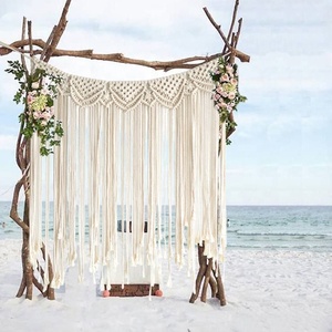 Corda per macramè 5mm, corda in cotone per macramè, decorazione da parete in macramè - Product Image 2