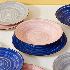 Thương mại trắng sứ cổ điển Vòng bữa ăn tối tấm cắt phục vụ thiết lập với máy rửa chén & lò vi sóng an toàn cho các bên - Product Image 3